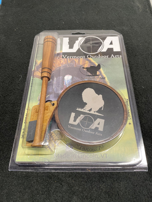 Turkey Pot Call: Aluminum over Slate